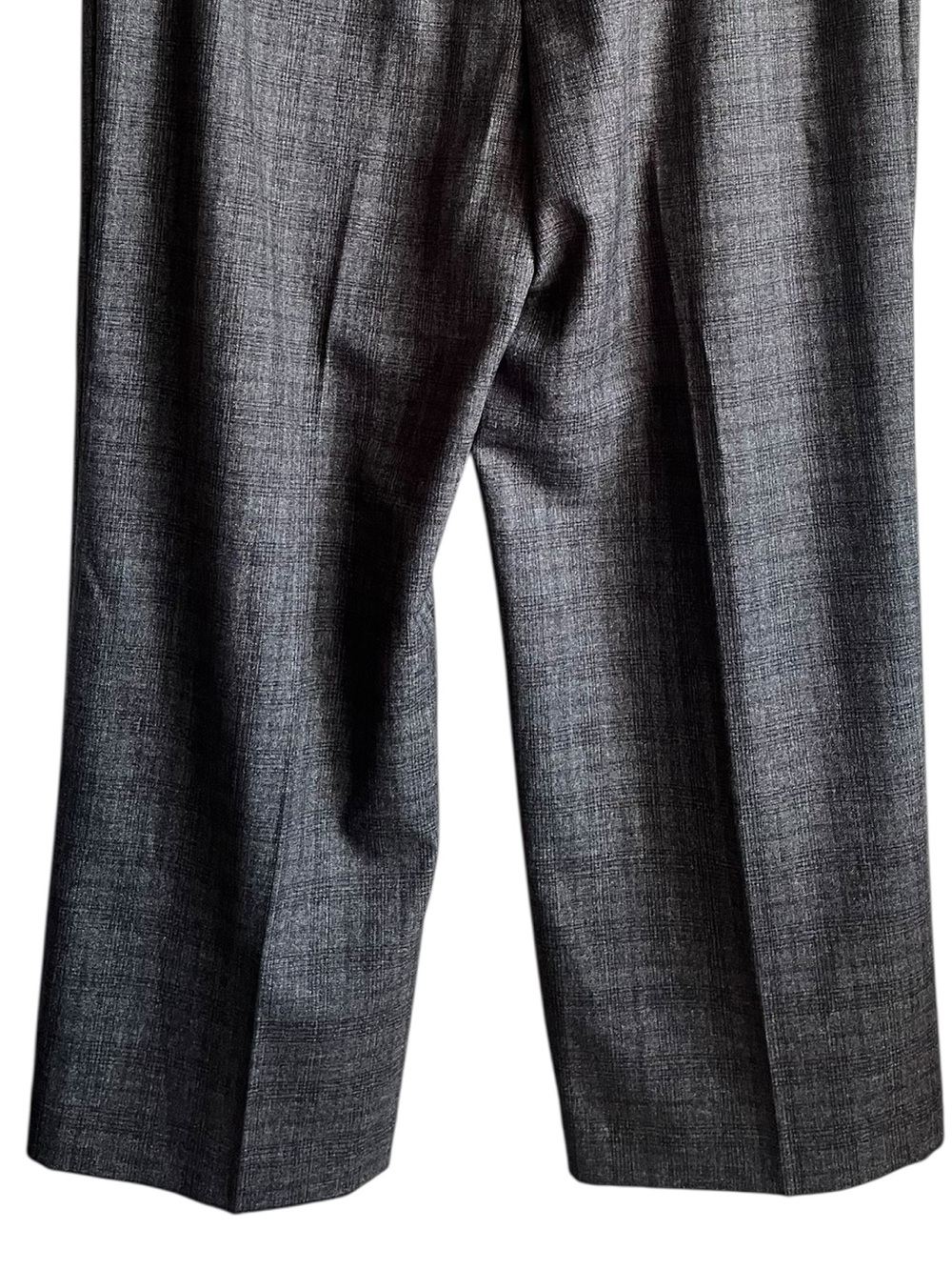 Reitmans Wide Leg Trouser Pants 16 Petite Grey Plaid NWT - Picture 9 of 16